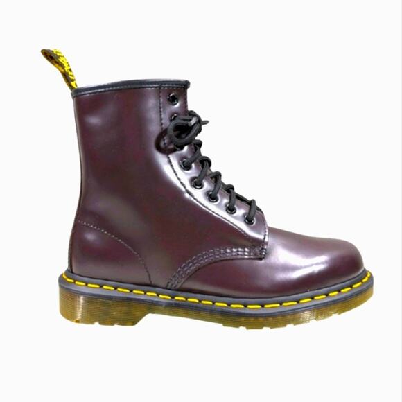 Dr. Martens NWOT 1460 Smooth Eggplant/Black Cherry Size 7L/6M S3031 - Picture 2 of 12